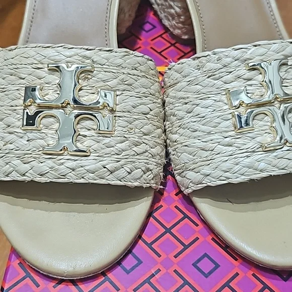 Tory Burch Raffia Block heel sandals. Size 8 US - Picture 3 of 6
